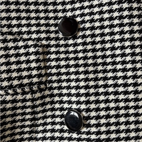 Veronica Beard Hutchinson Dickey Jacket in Black and White Houndstooth Sz M - Picture 4 of 5